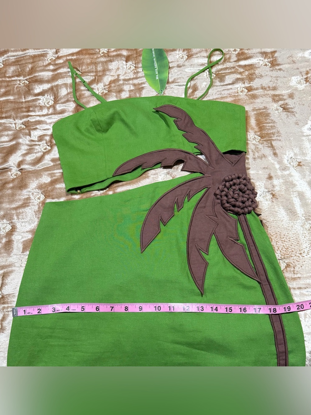 FARM Rio Palm Tree Midi Dress - Picture 10 of 12